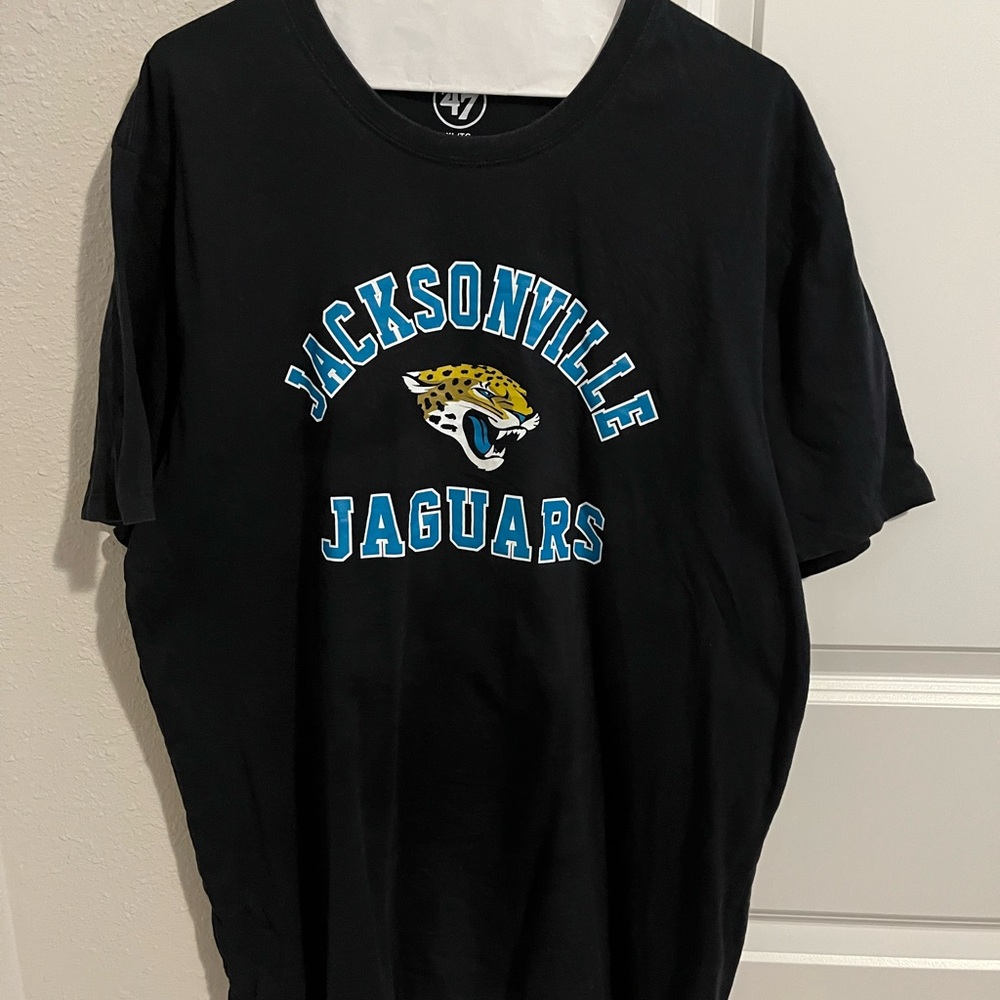 XL Women’s Jacksonville Jaguars 47 Brand Black Cotton T-Shirt